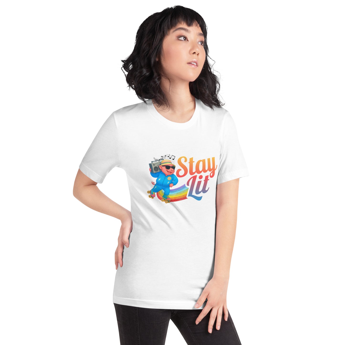 Stay Lit Unisex Staple Tshirt