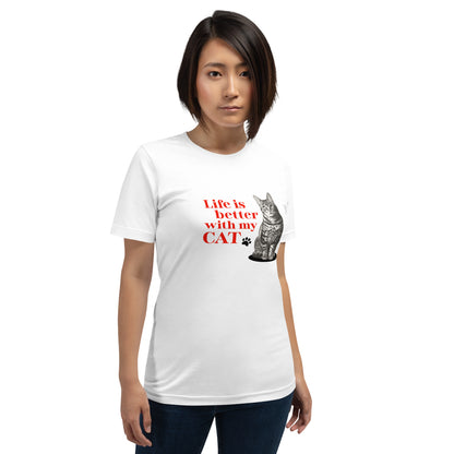 Tabby Cat Unisex Staple Tshirt Light