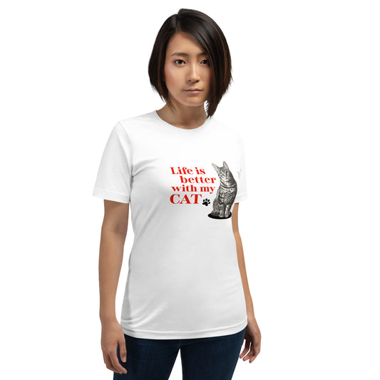 Tabby Cat Unisex Staple Tshirt Light