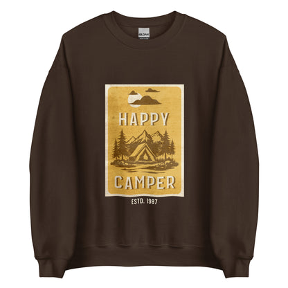 Happy Camper Unisex Sweatshirt
