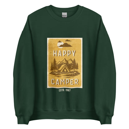 Happy Camper Unisex Sweatshirt