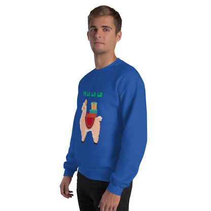 Christmas Llama Unisex Sweatshirt