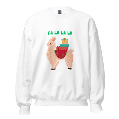 Christmas Llama Unisex Sweatshirt