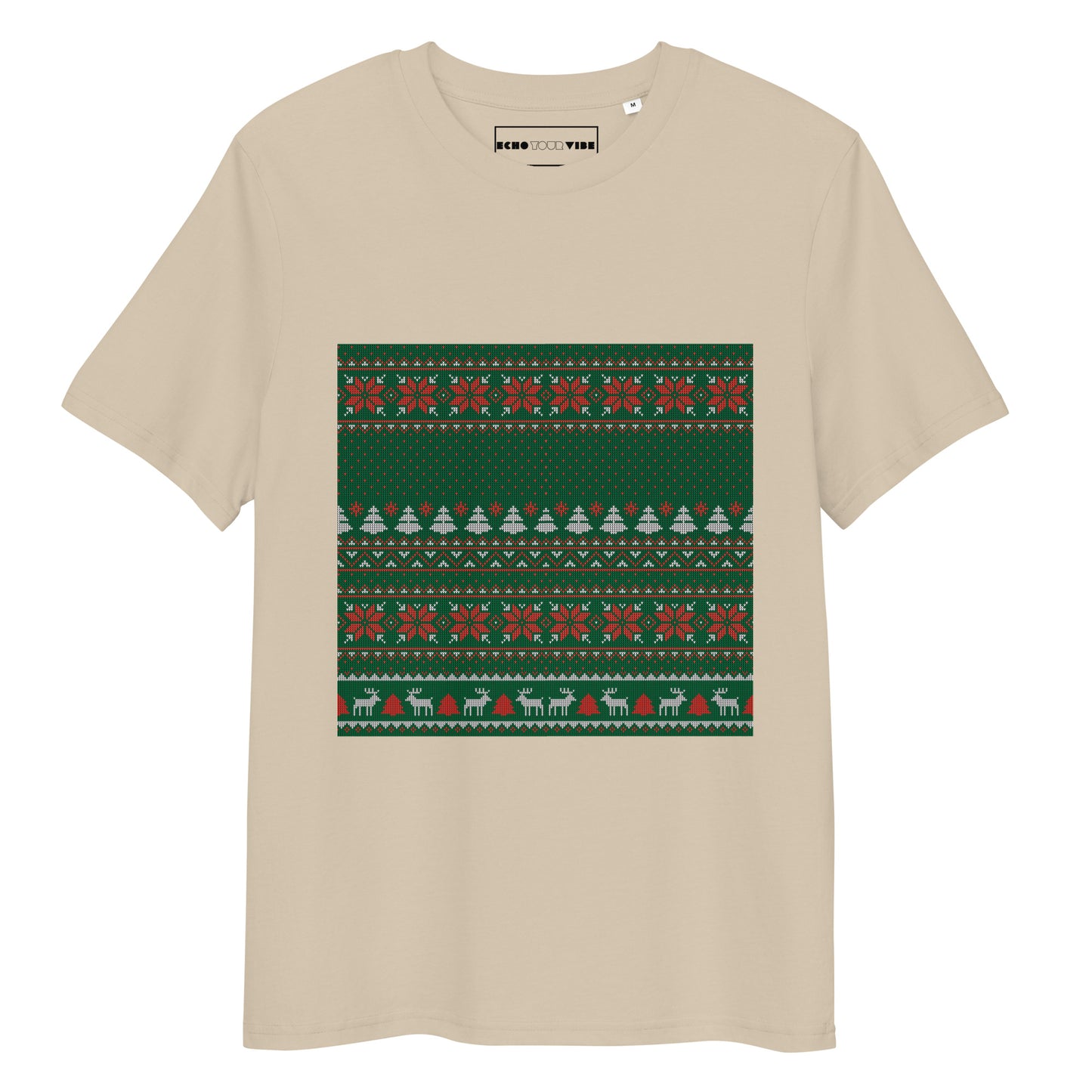 Christmas Wrapper Unisex Organic T-shirt