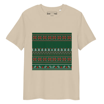 Christmas Wrapper Unisex Organic T-shirt