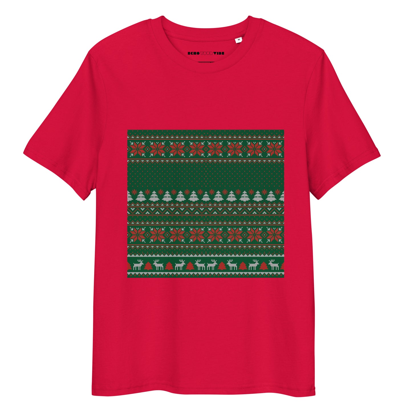 Christmas Wrapper Unisex Organic T-shirt