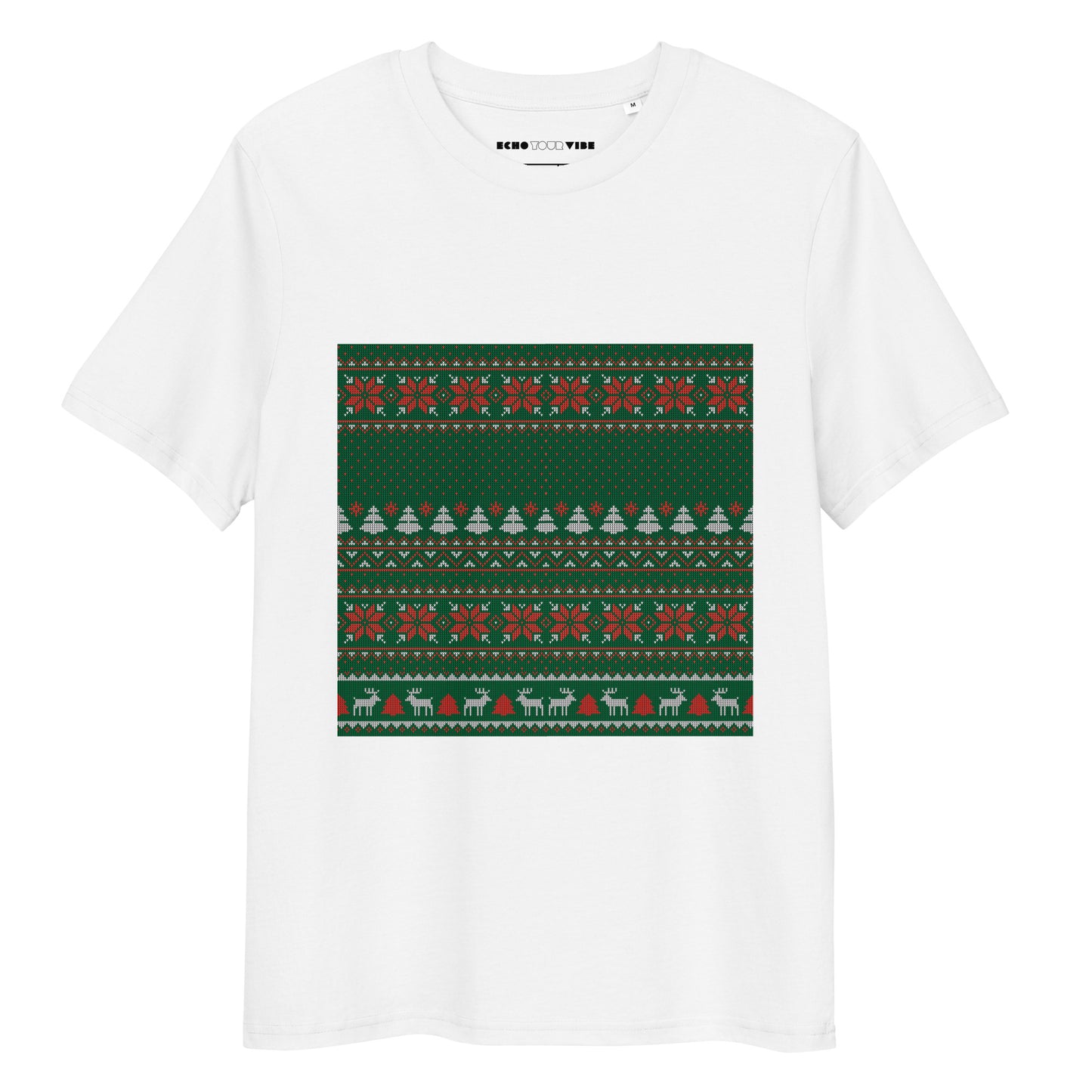 Christmas Wrapper Unisex Organic T-shirt