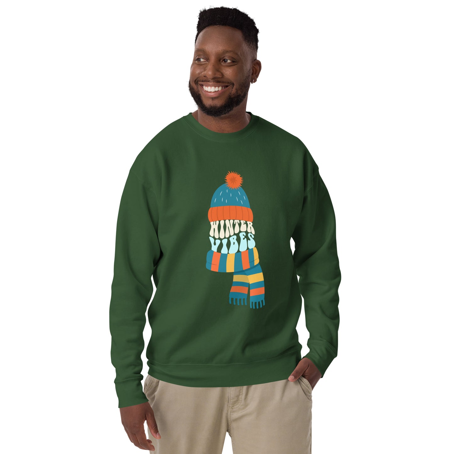 Winter Vibes Unisex Premium Sweatshirt