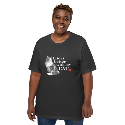 Norwegian Forest Cat Unisex Staple Tshirt