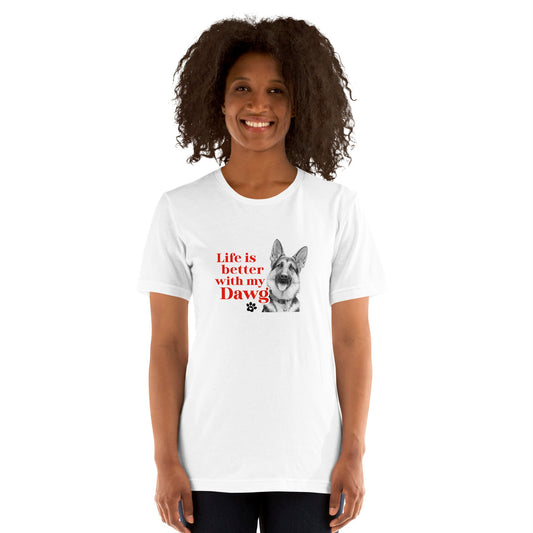 German Shepherd Unisex Staple Tshirt Light