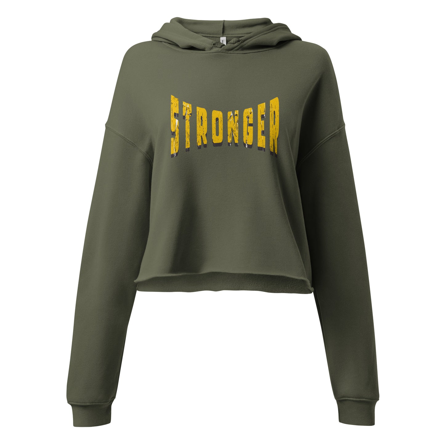 Stronger Women's Crop Hoodie