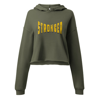 Stronger Women's Crop Hoodie