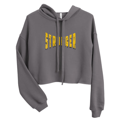 Stronger Women's Crop Hoodie