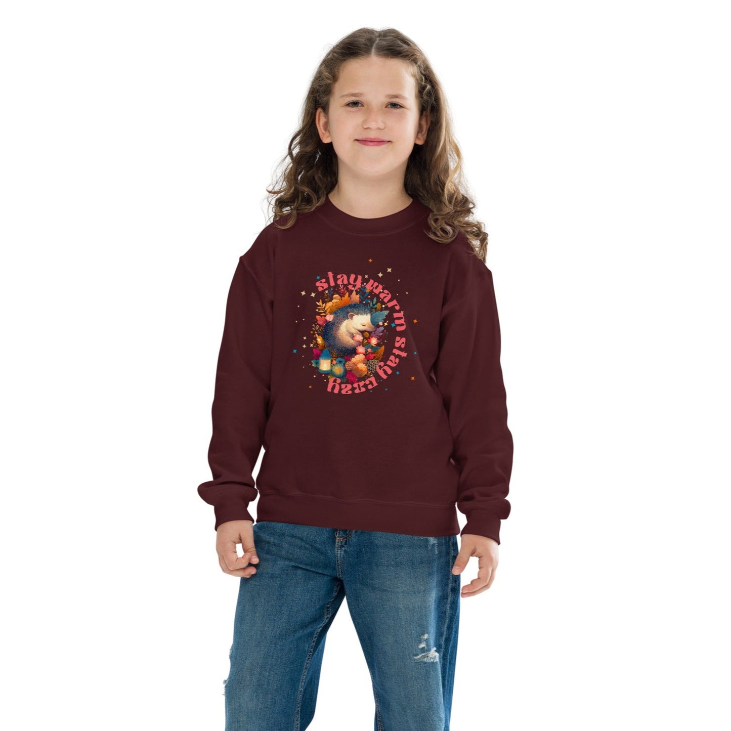 Stay Warm Youth Maroon